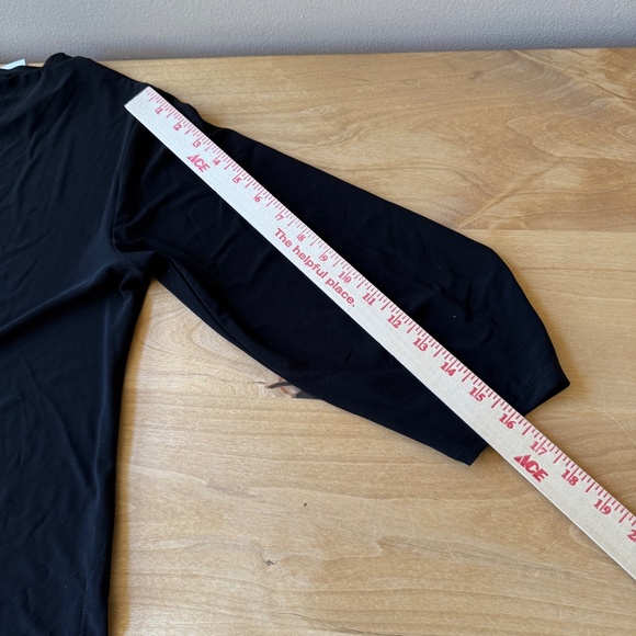 SYMPLI CREW LANTERN TOP STRETCH JERSEY 3/4 SLEEVES CASUAL WORK MINIMALIST NWT 6 - Picture 11 of 12